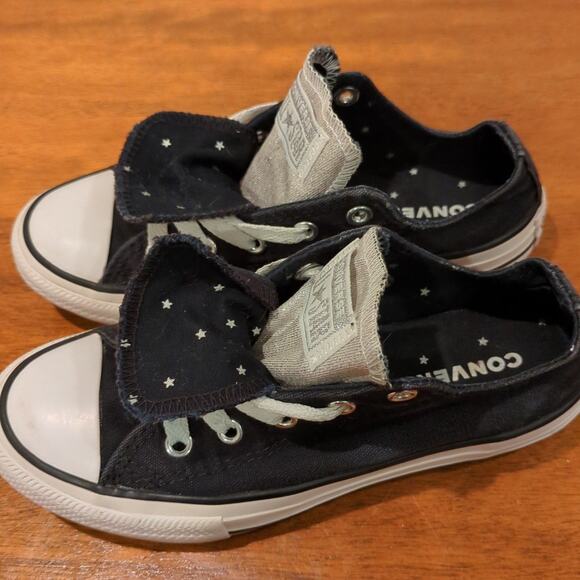 Converse All Star Chuck Taylor Low Double Tongue Sneaker big kids 1 - Picture 5 of 9